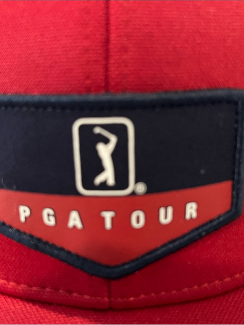PGA Tour Men’s Red and Navy Mesh Trucker Cap NWT ⛳️ - Picture 2 of 8
